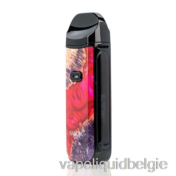 Vape België Smok Nord 2 40w Podsysteem Rood Stabiliserend Hout